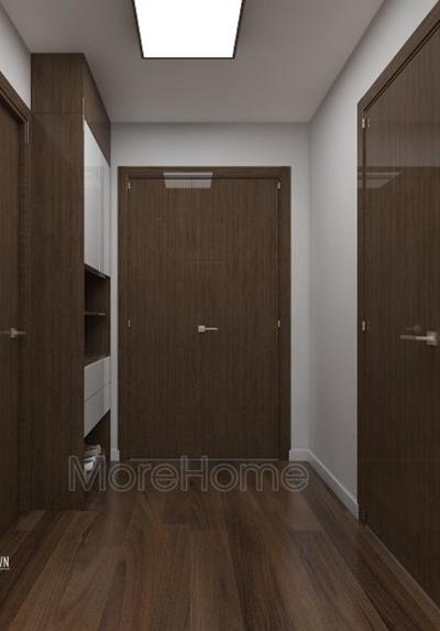  Cửa gỗ công nghiệp hiện đại tại chung cư Tràng An